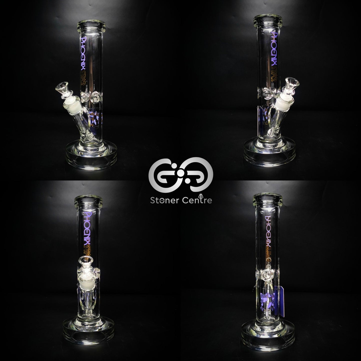 Glass Bong | PHOENIX STAIGHT 12 INCHES 9MM BASE THICK THICKEN JOINT AND EXTRA HEAVY BASE