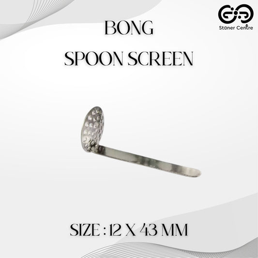 GLASS BONG | BONG SPOON SCREEN 12X43 MM