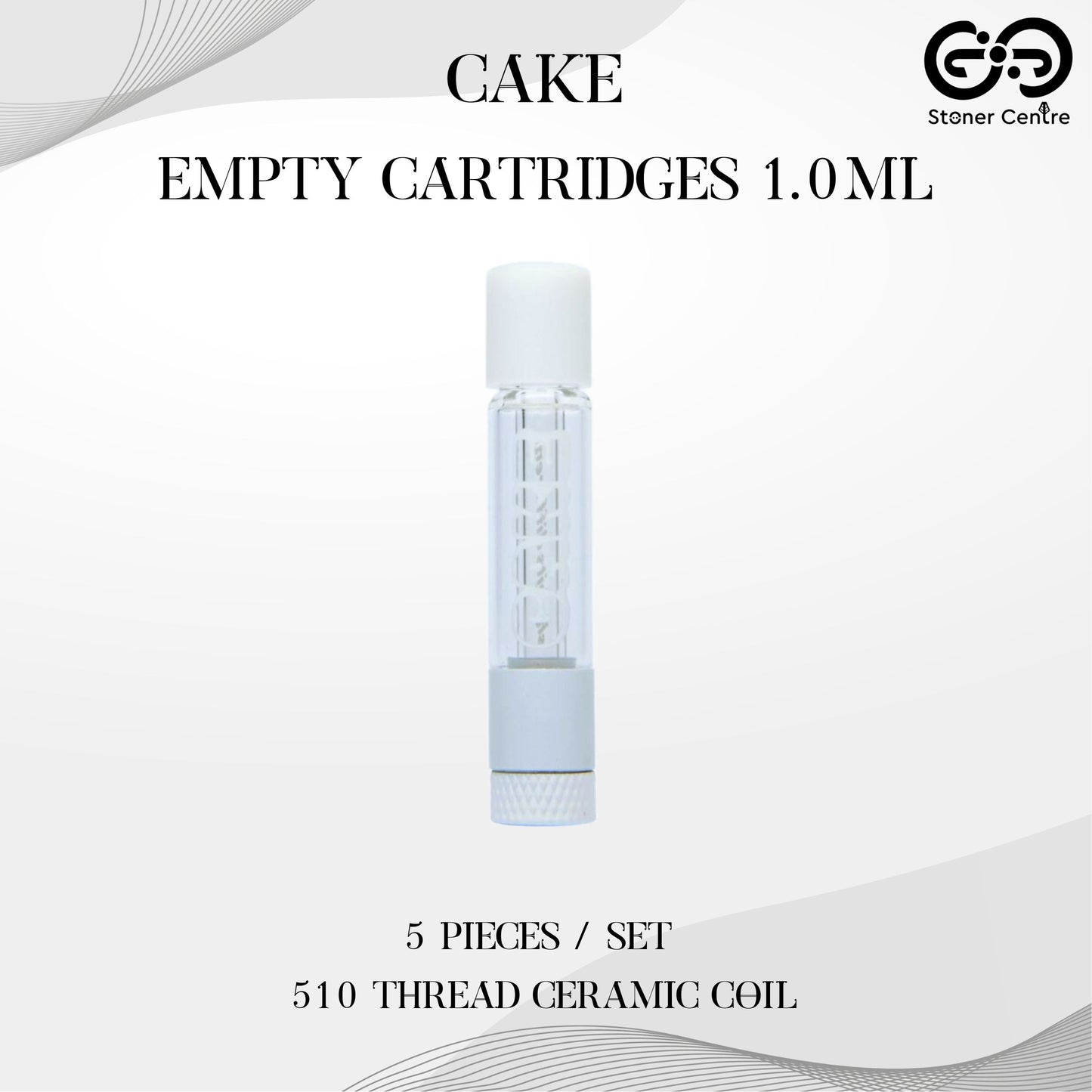 EMPTY CARTRIDGE | CAKE 1.0ML (5 PIECES / SET)