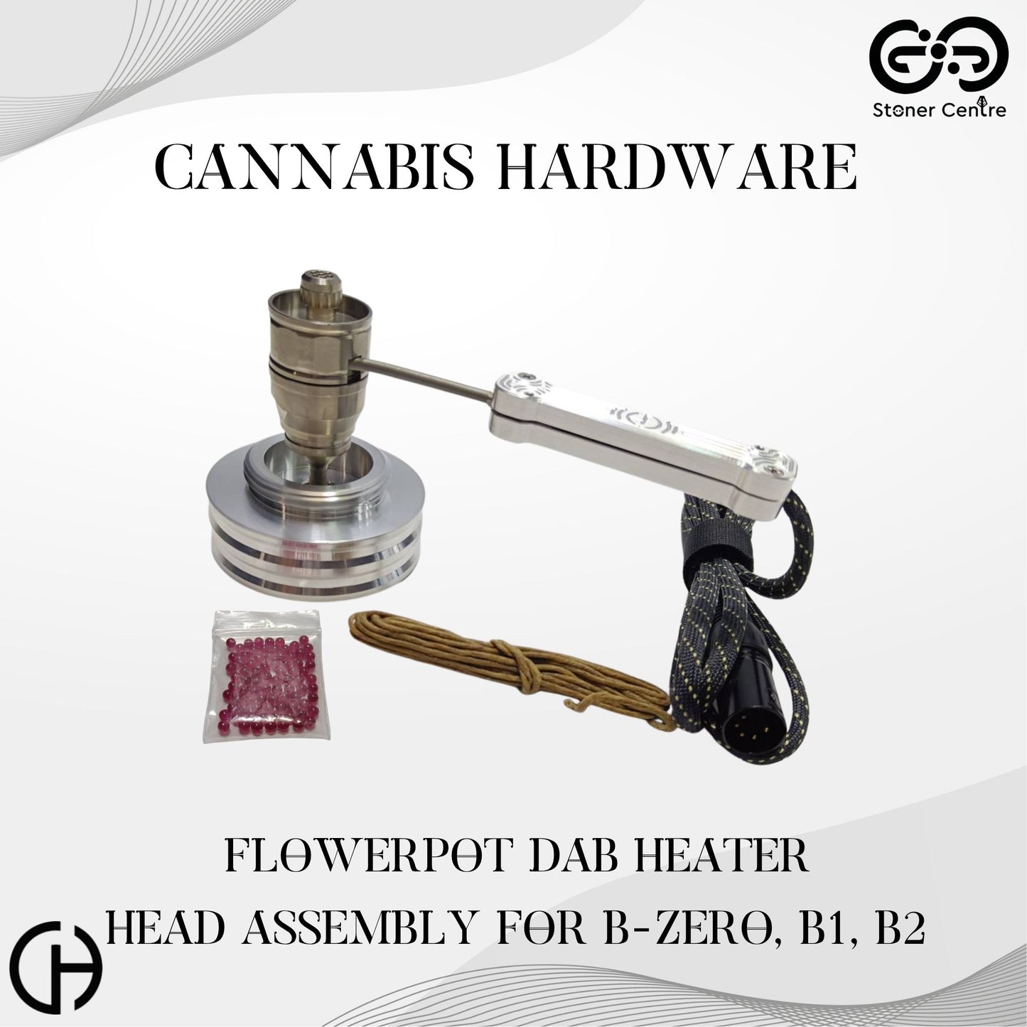 CANNABIS HARDWARE | FLOWERPOT DAB HEATER HEAD ASSEMBLY FOR B-ZERO, B1, B2