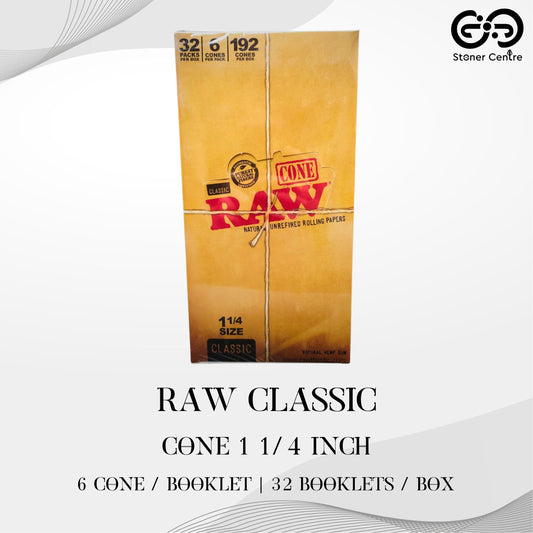 ROLLING PAPER | CHA RAW CLASSIC CONE 1 ¼"