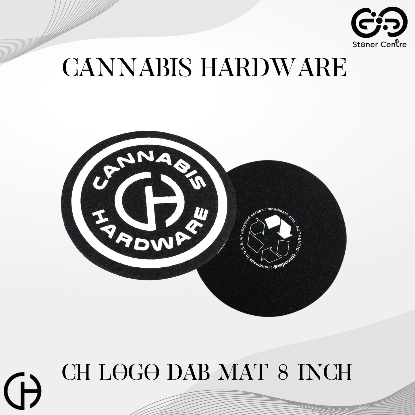 Cannabis Hardware | CH Logo Dab Mat 8 Inch