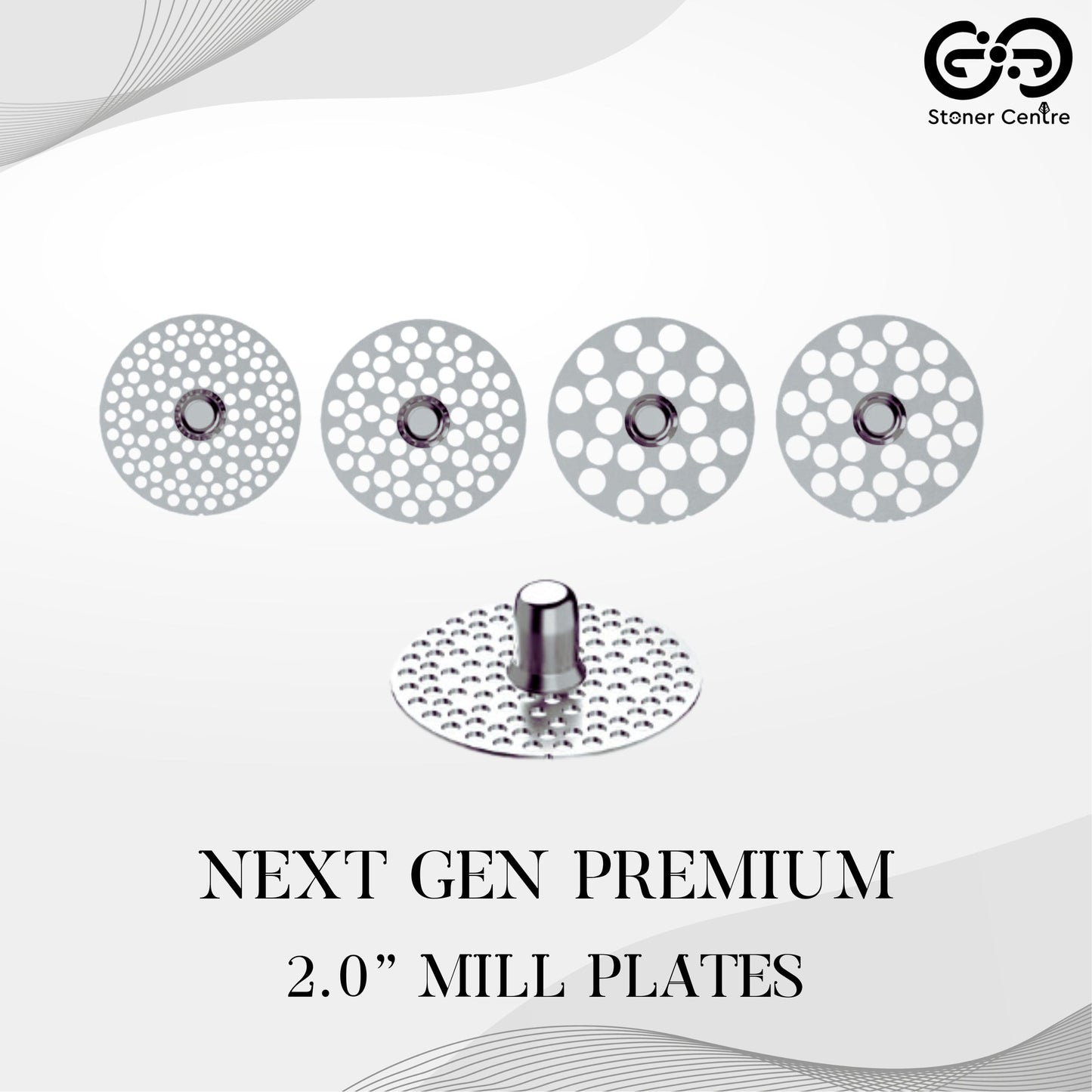 FLOWER MILL | NEXT GEN PREMIUM 2.0" MILL PLATES