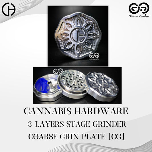 CANNABIS HARDWARE | 3 LAYERS STAGE GRINDER COARSE GRIND PLATE [CG]