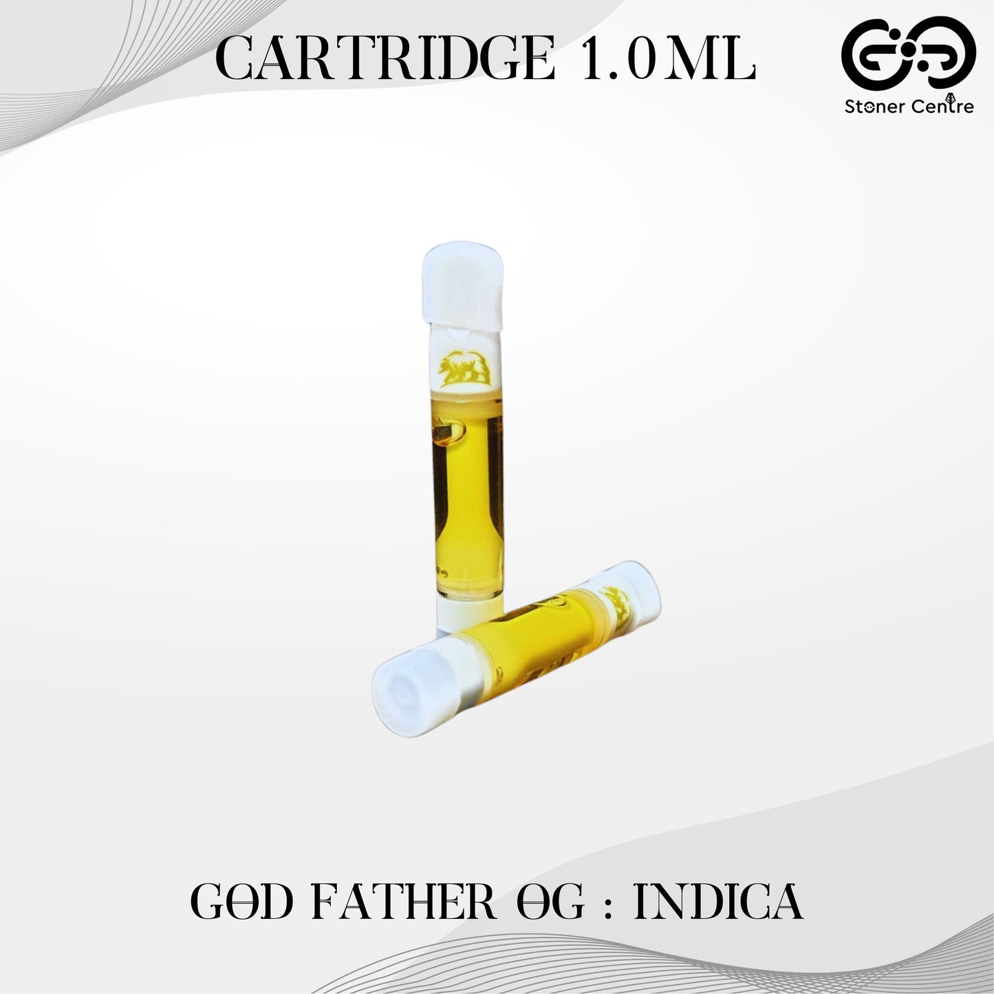 Cartridge 1.0ml | GOD FATHER OG : INDICA (เฉพาะหัวคาร์ทไม่รวมแบต)