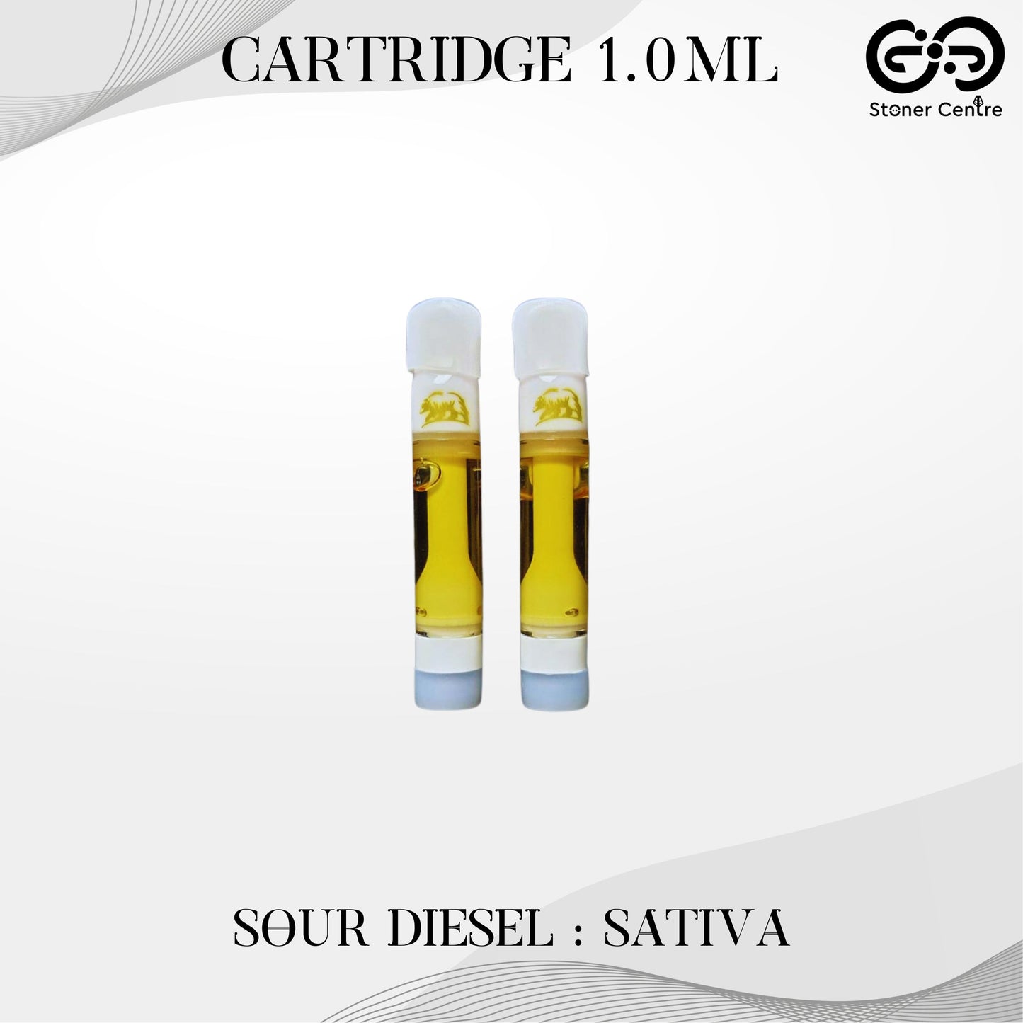 Cartridge 1.0ml | SOUR DIESEL : SATIVA (เฉพาะหัวคาร์ทไม่รวมแบต)