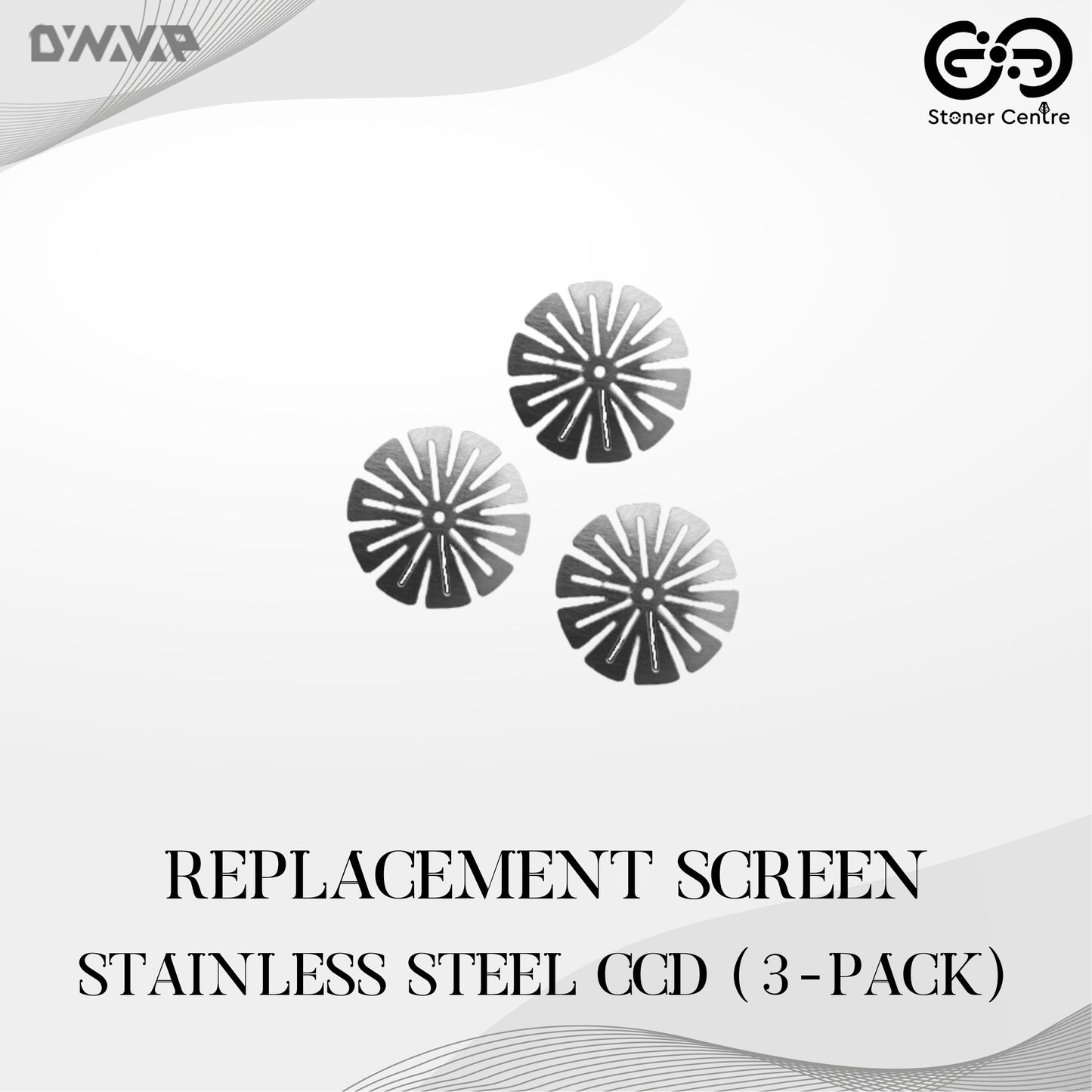 DYNAVAP | REPLACEMENT SCREEN : STAINLESS STEEL CCD (3-PACK)