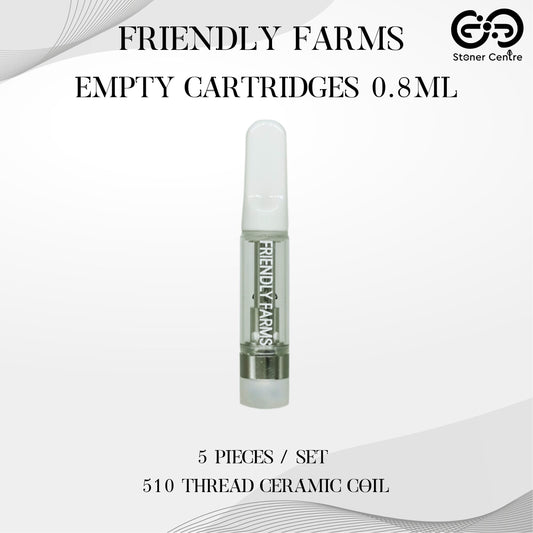 EMPTY CARTRIDGE | FRIENDLY FARMS 0.8ML (5 PIECES / SET)