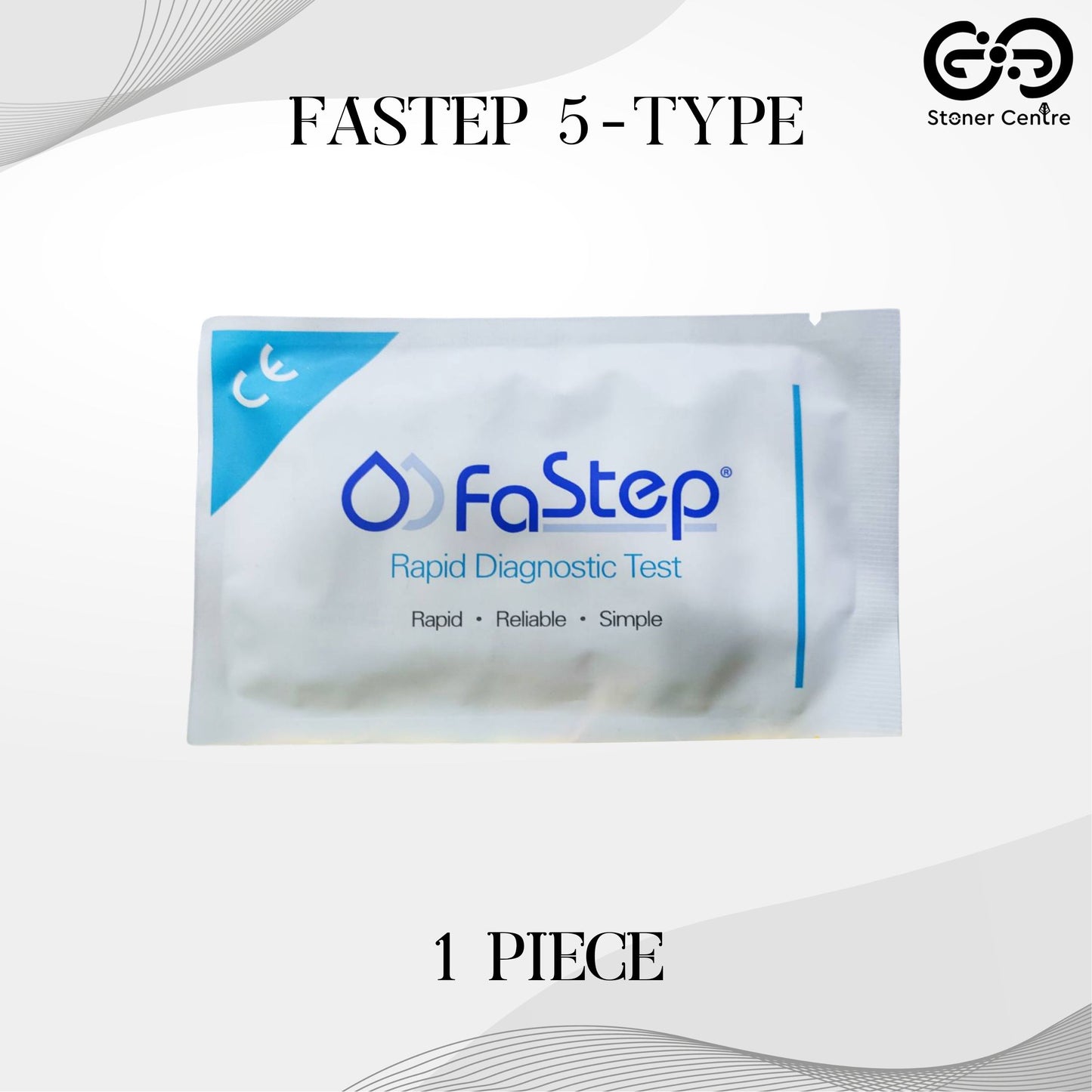 FASTEP 5-TYPE Urine test, 5-channel type, Urine test for urgent drugs, 1 piece