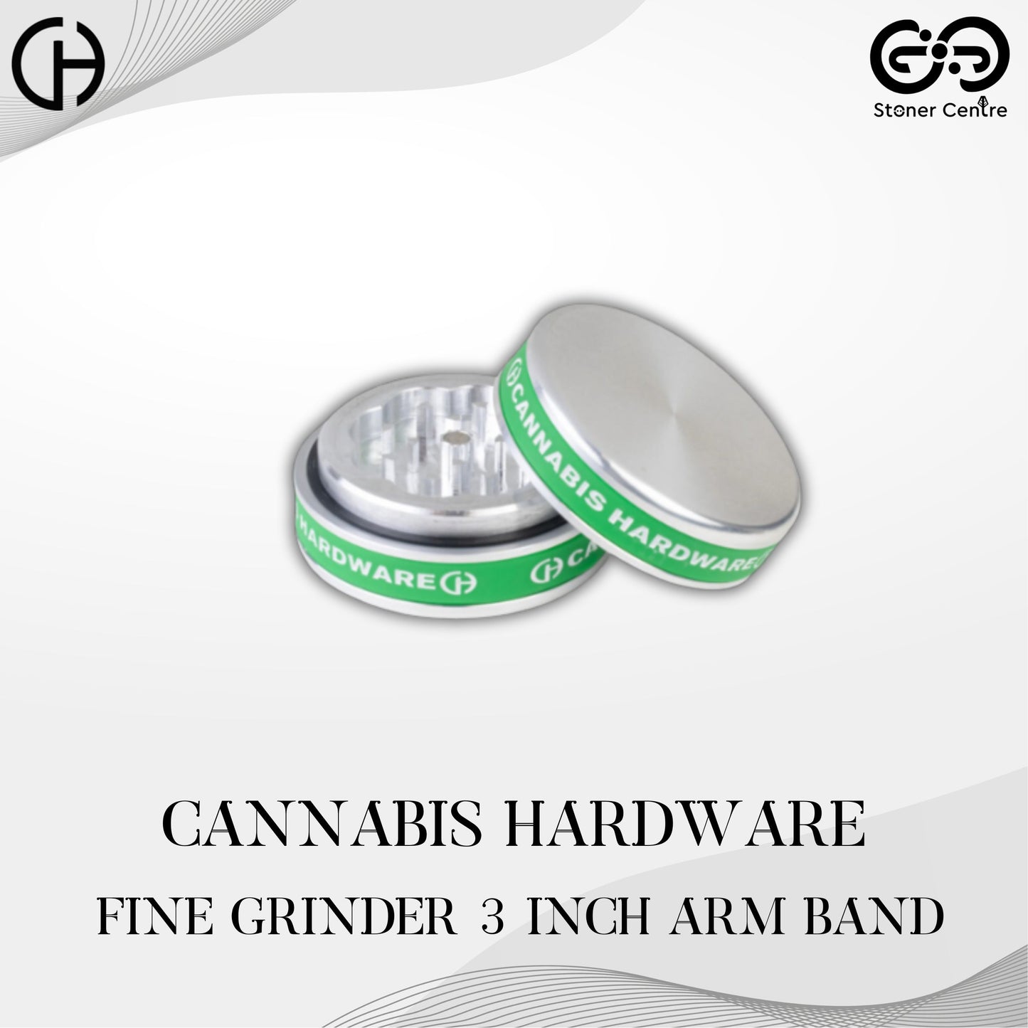 GRINDER | CANNABIS HARDWARE FINE GRINDER 3 INCH ARM BAND