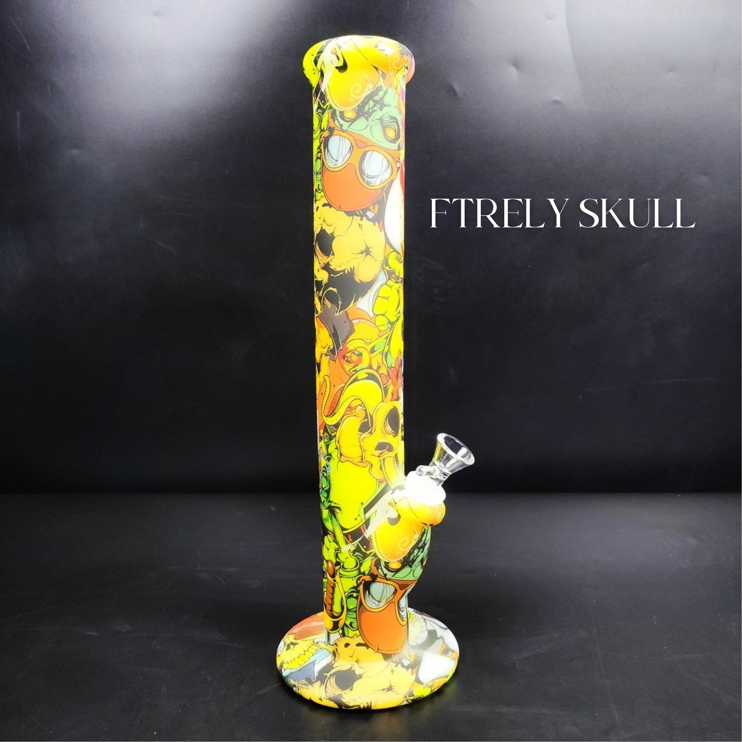 Glass Bong | GLOW IN THE DARK SILICONE STRAIGHT 14 INCH - SILICONE UNBERAKABLE BONG
