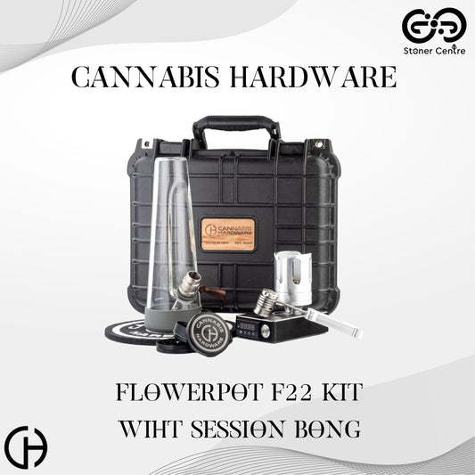 Cannabis Hardware | Flowerpot f22 kit with session bong