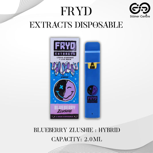 FRYD EXTRACTS DISPOSABLE 2 ML.| BLUEBERRY ZLUSHIE