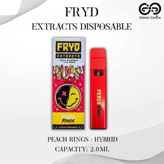 FRYD EXTRACTS DISPOSABLE 2 ML.| PEACH RINGS