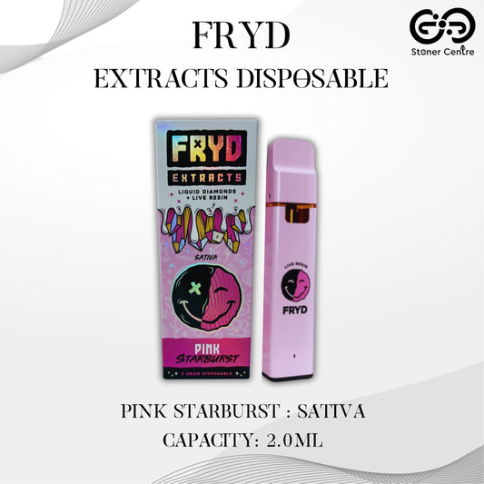 FRYD EXTRACTS DISPOSABLE 2 ML.| PINK STARBURST