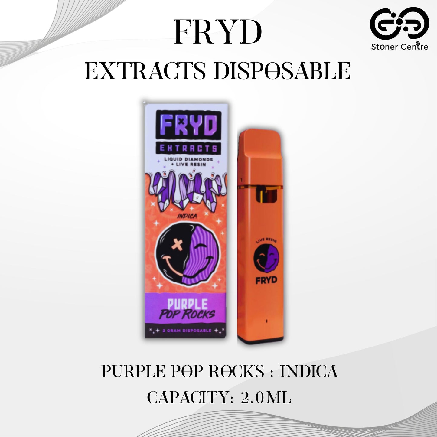 FRYD EXTRACTS DISPOSABLE 2 ML.| PURPLE POP ROCKS