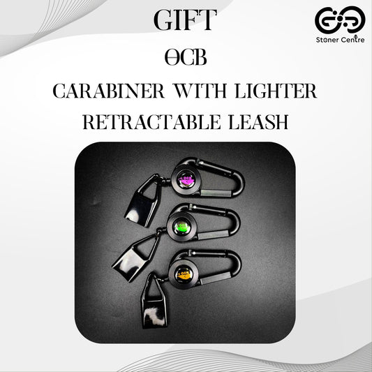 GIFT | OCB CARABINER WITH LIGHTER RETRACTABLE LEASH