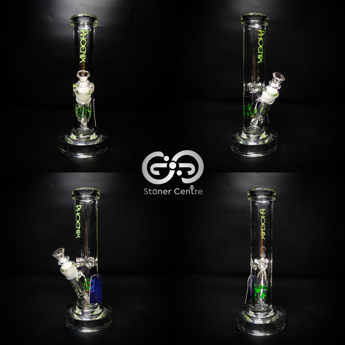 Glass Bong | PHOENIX STAIGHT 12 INCHES 9MM BASE THICK THICKEN JOINT AND EXTRA HEAVY BASE