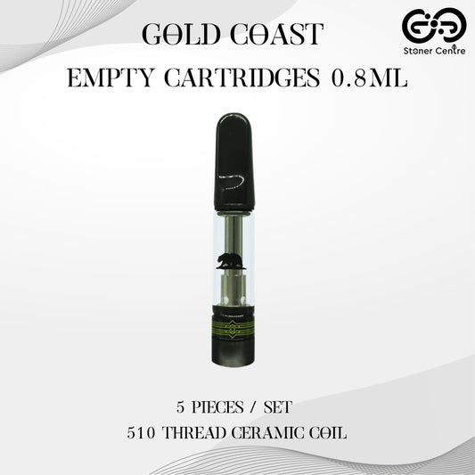 EMPTY CARTRIDGE | GOLD COAST 0.8ML (5 PIECES / SET)