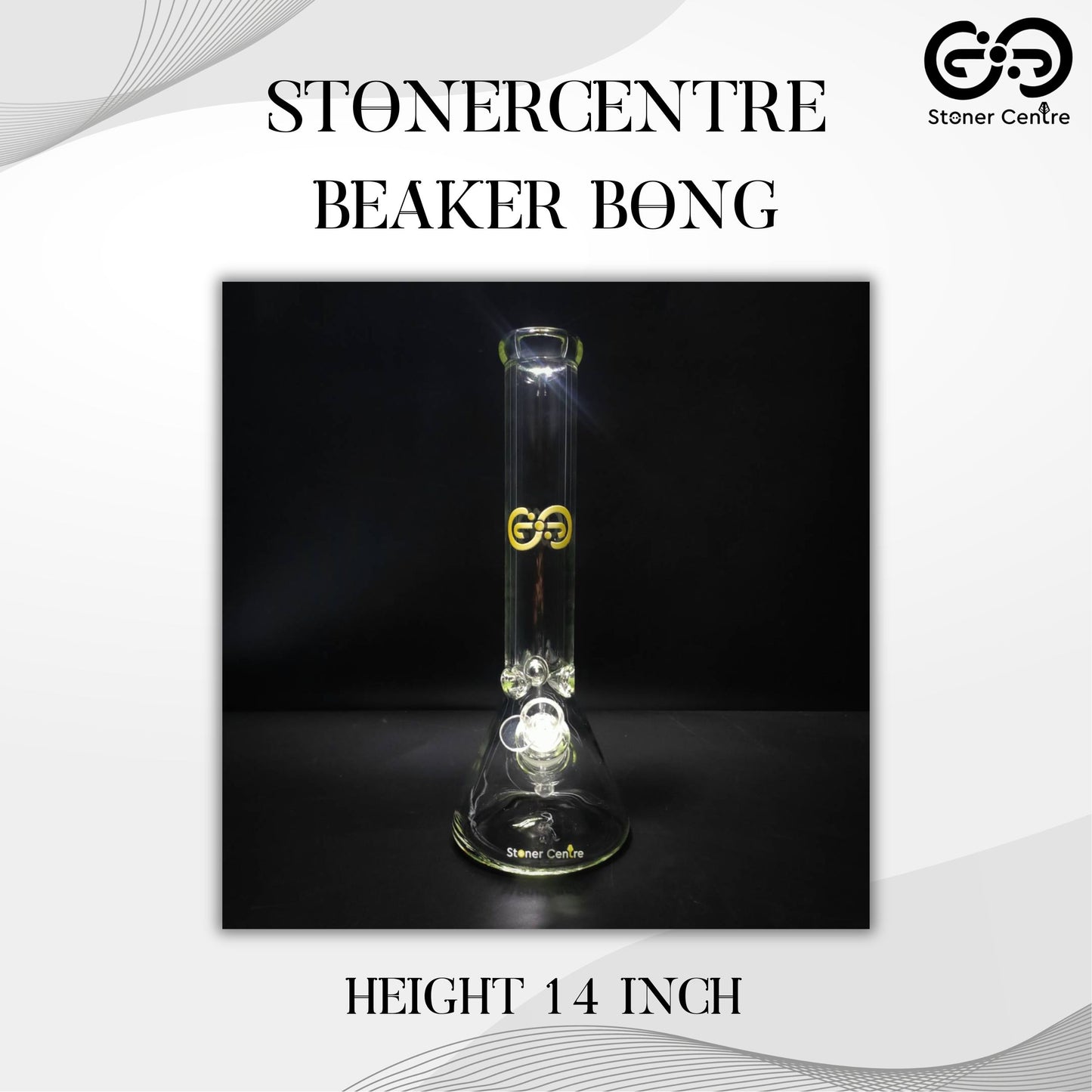 GLASS BONG | STONERCENTRE BEAKER BONG 14 INCH