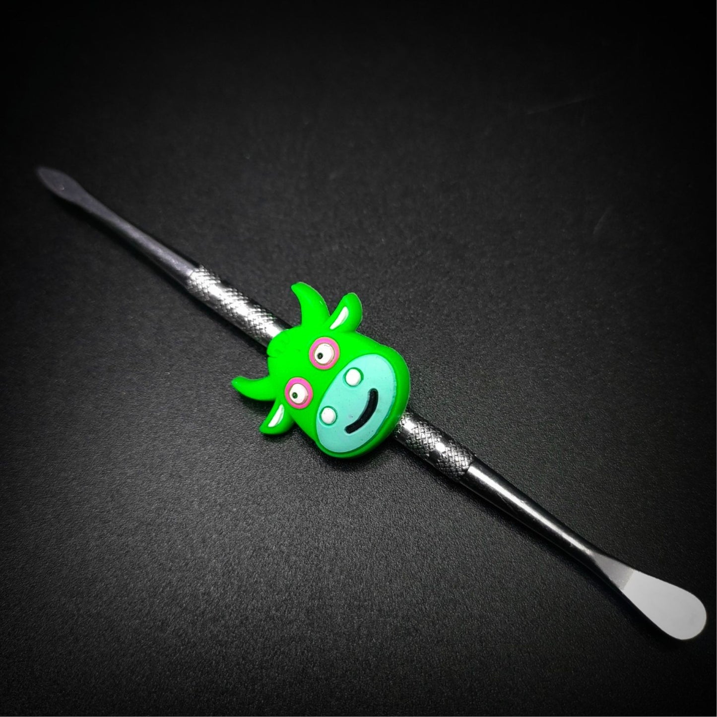 DABBER | CARTOON DAB TOOL METAL DABBER WITH HANDLE SILICONE