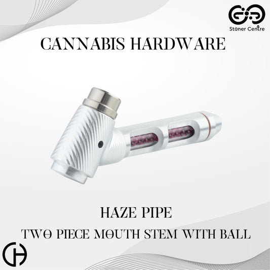 Cannabis Hardware | Haze Pipe - Two Piece Mouth Stem with Balls