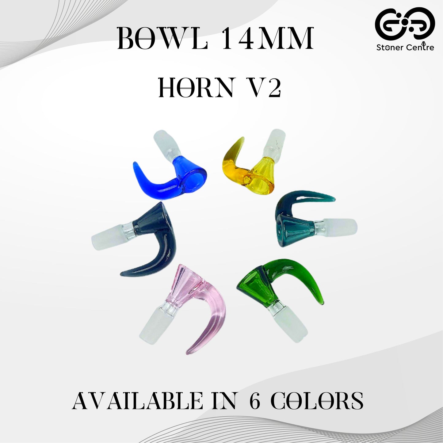 GLASS BOWL | HORN BOWL V2 14MM