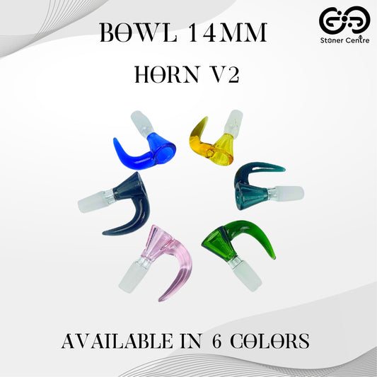 GLASS BOWL | HORN BOWL V2 14MM