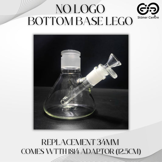 Glass Bong | NO LOGO BOTTOM BASE LEGO REPLACEMENT 34MM NOLOGO