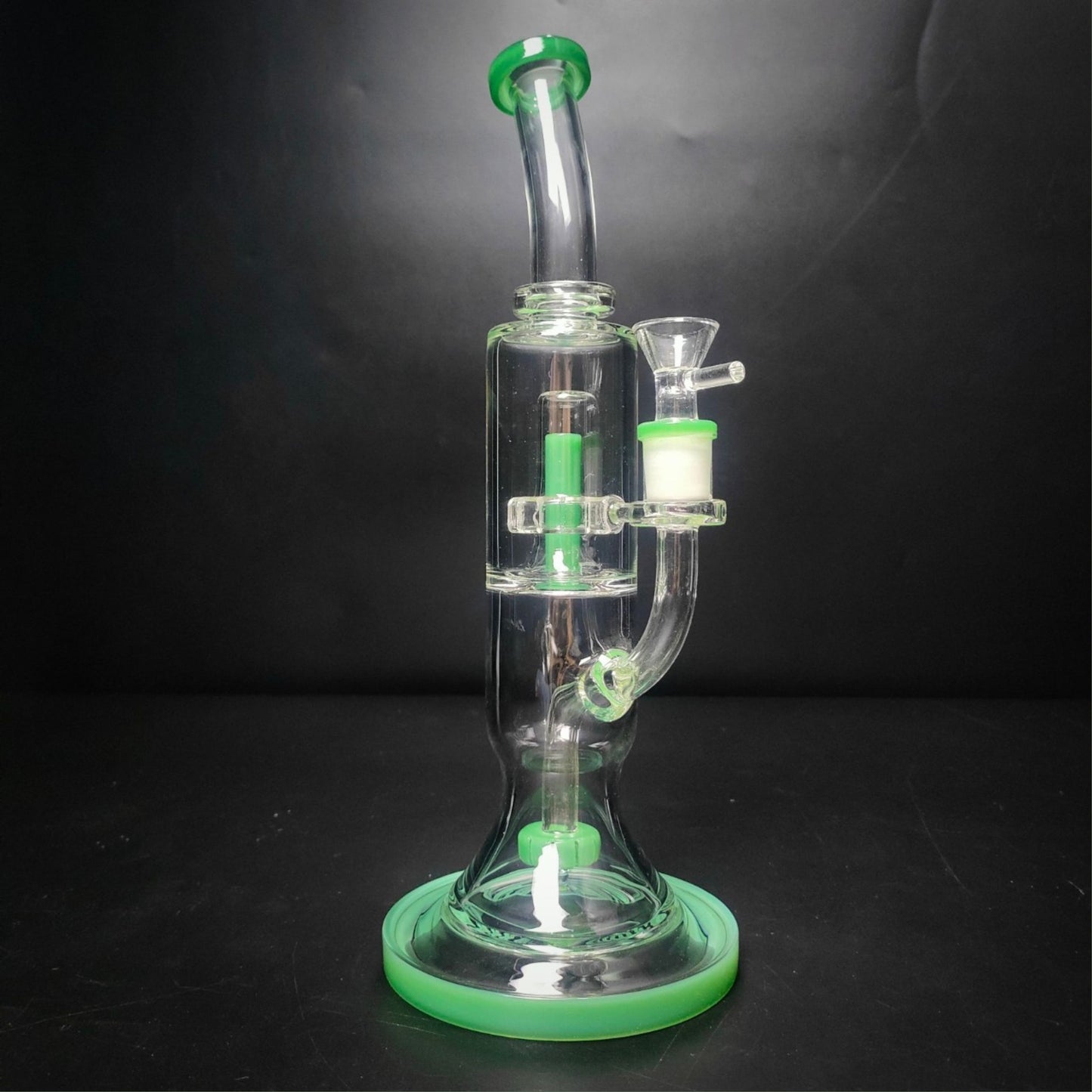 Glass Bong | EMPTY SCIENTIST STRAIGHT 12 INCH WITH DOUBLE MATRIX PERC