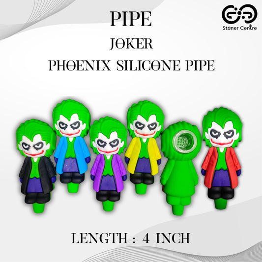 PIPE | PHOENIX JOKER SILICONE PIPE 4 INCH