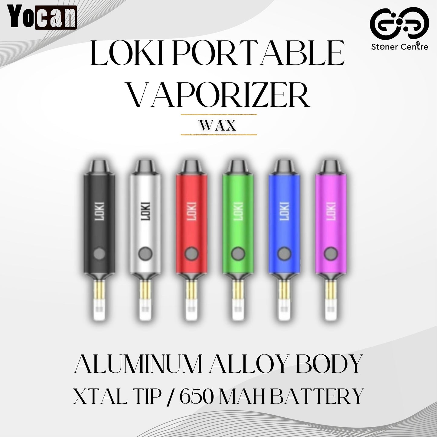 YOCAN | LOKI PORTABLE VAPORIZER / WAX CONCENTRATE Stonercentre.com YOCAN | LOKI PORTABLE VAPORIZER / WAX CONCENTRATE Stonercentre.com