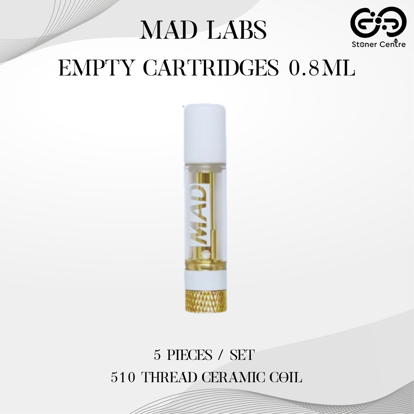 EMPTY CARTRIDGE | MAD LABS 0.8ML (5 PIECES / SET)