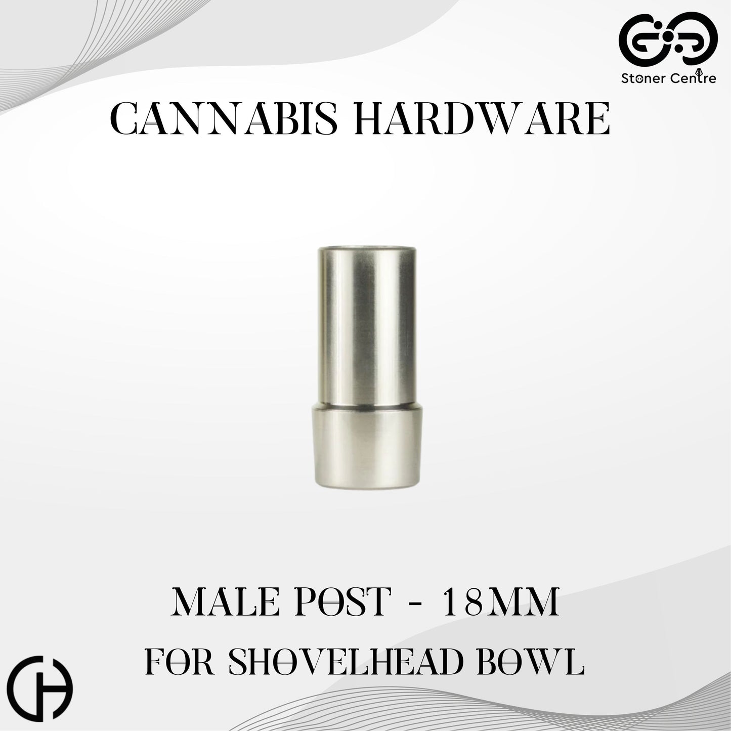 Cannabis Hardware | Male Post 18mm