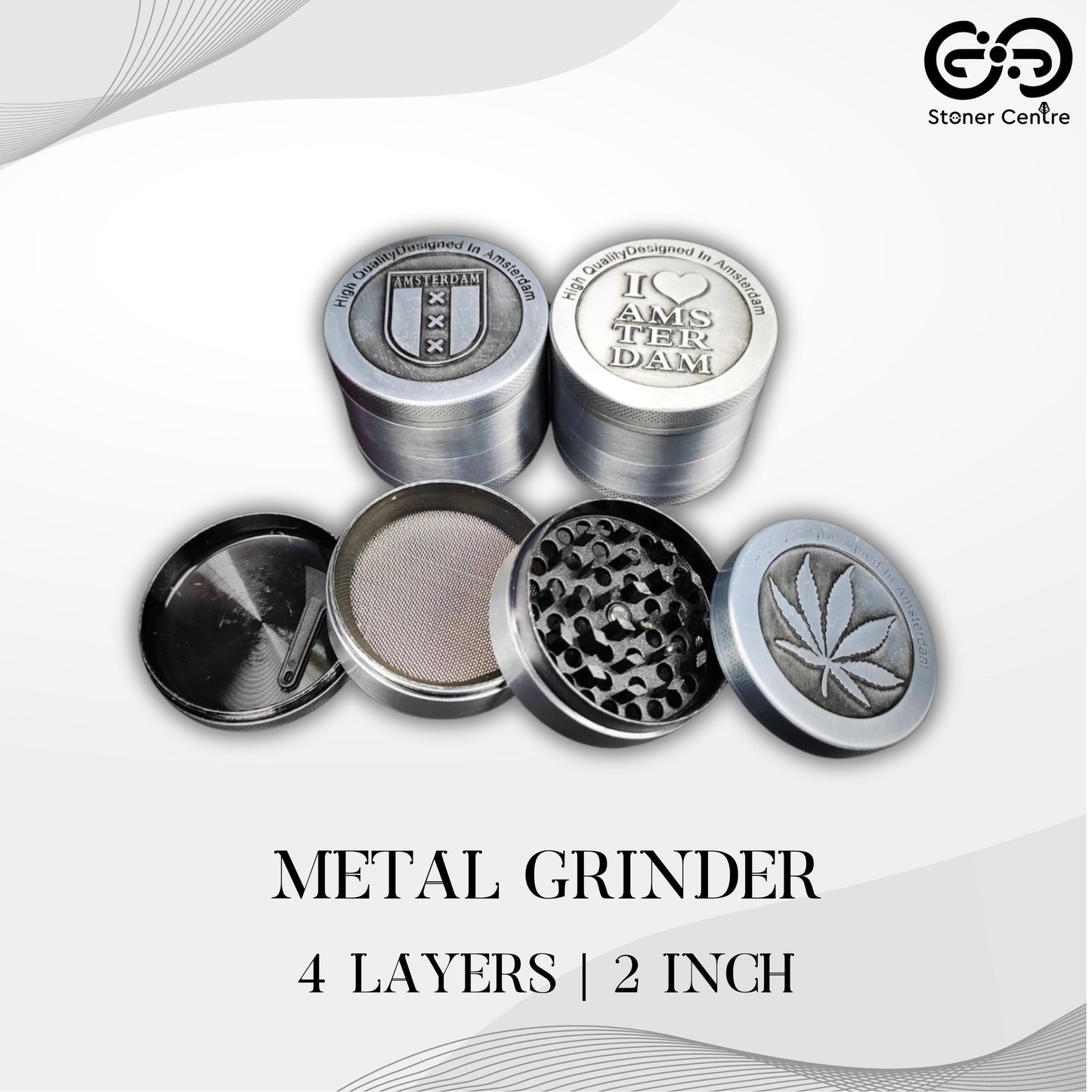 GRINDER | METAL 4L GRINDER 2 INCH