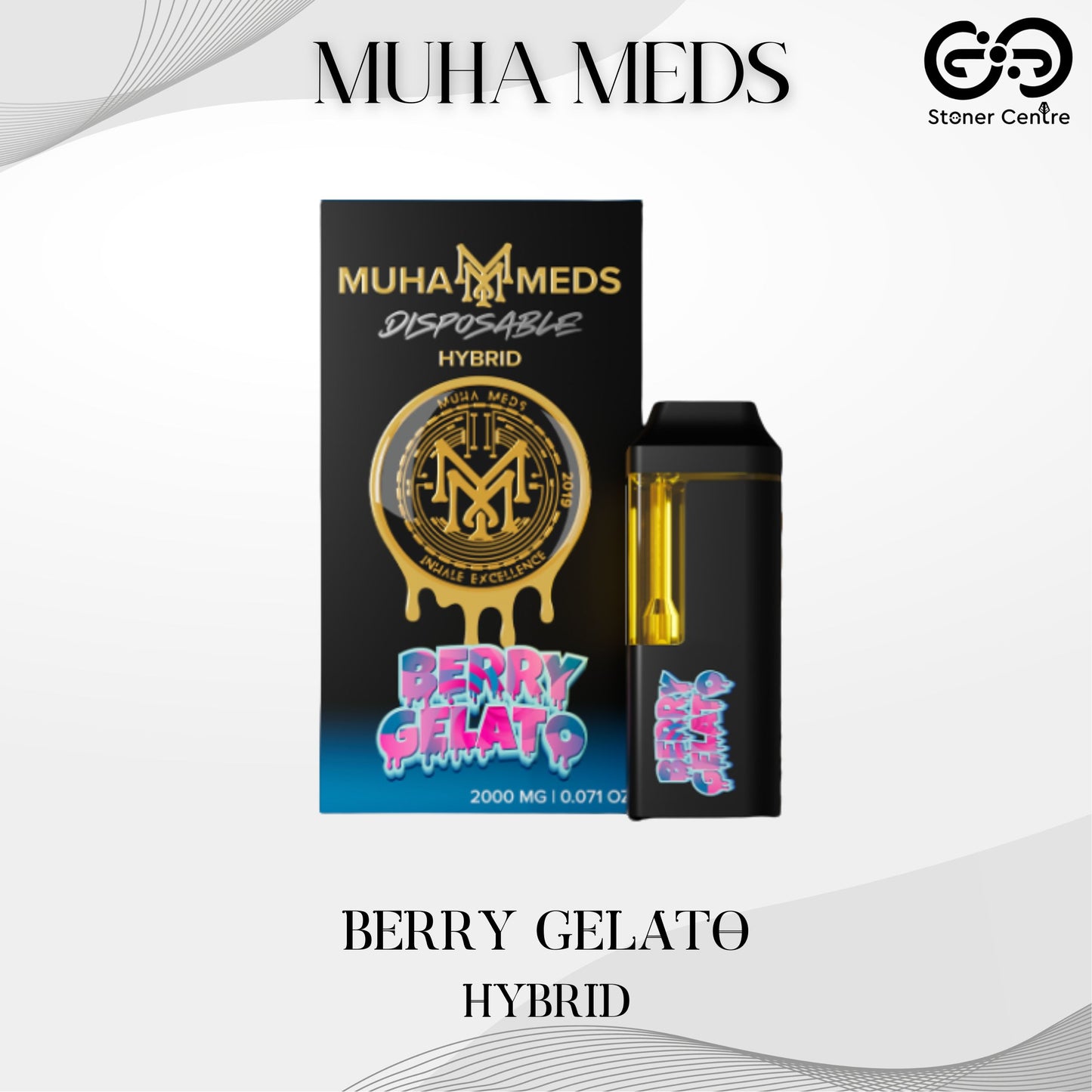 MUHA MEDS 2.0ML | BERRY GELATO : HYBRID