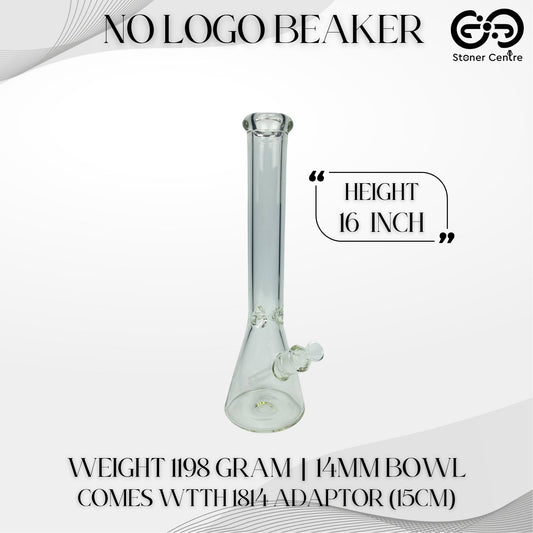 GLASS BONG | NO LOGO BEAKER NOLOGO 16 INCH