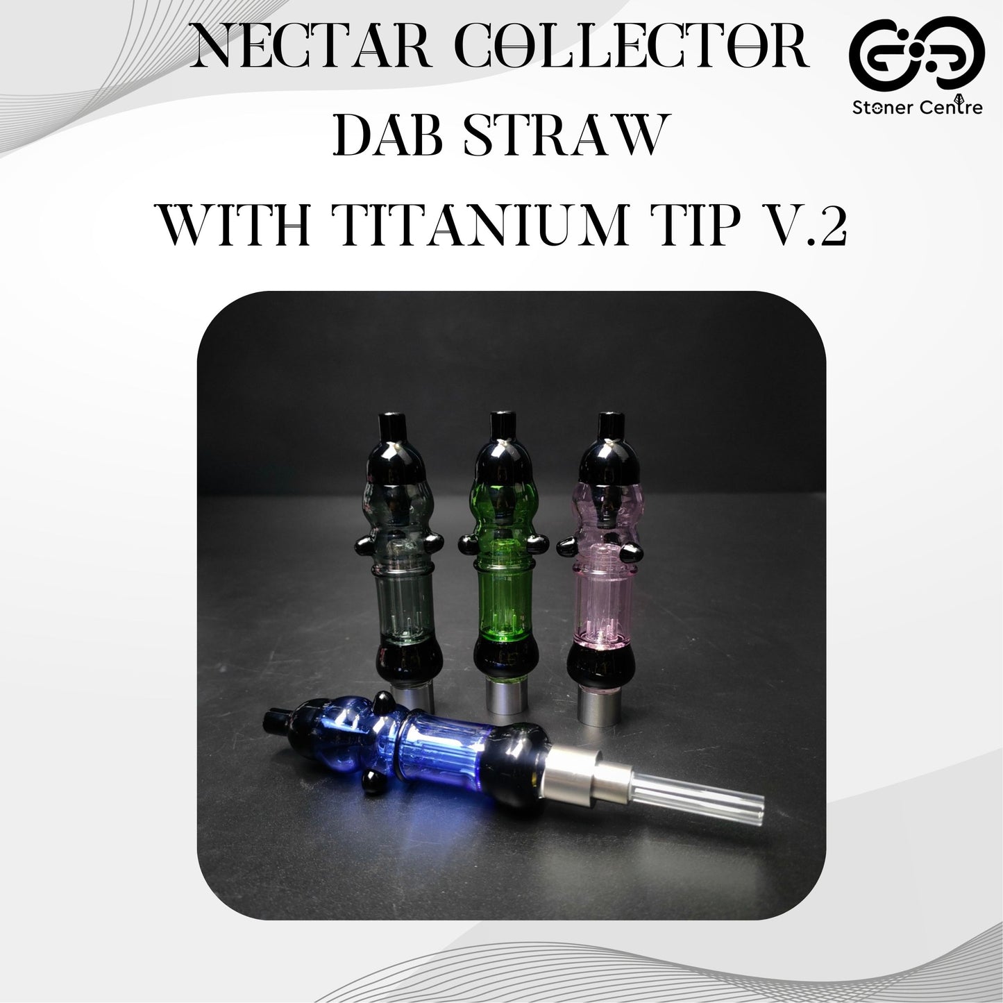 NECTAR COLLECTOR | DAB STRAW WITH TITANIUM TIP V.2