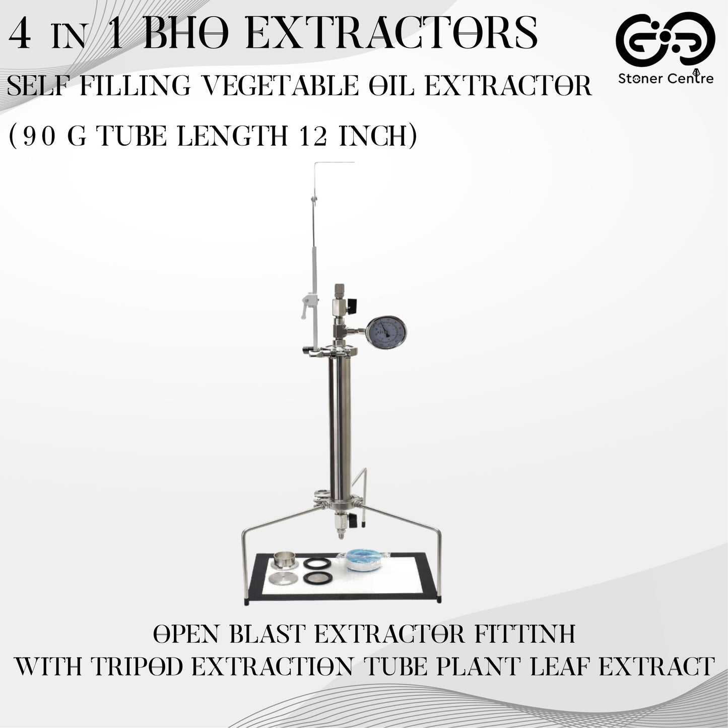 EXTRACTION TOOLS | 4 IN 1 90G TUBE BHO EXTRACTOR