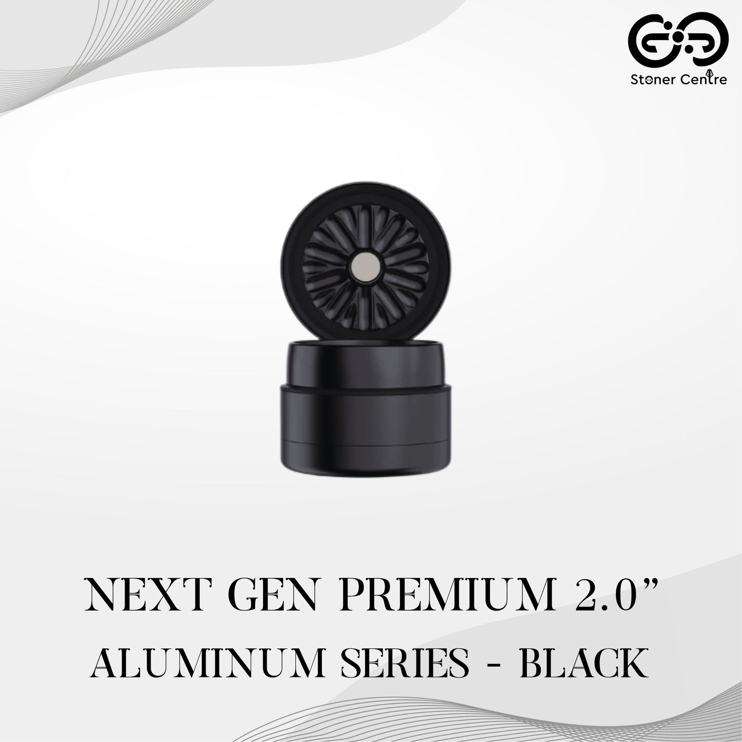 FLOWER MILL | FLOWERMILL NEXT GEN PREMIUM 2.0" ALUMINUM SERIES - BLACK