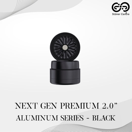 FLOWER MILL | FLOWERMILL NEXT GEN PREMIUM 2.0" ALUMINUM SERIES - BLACK