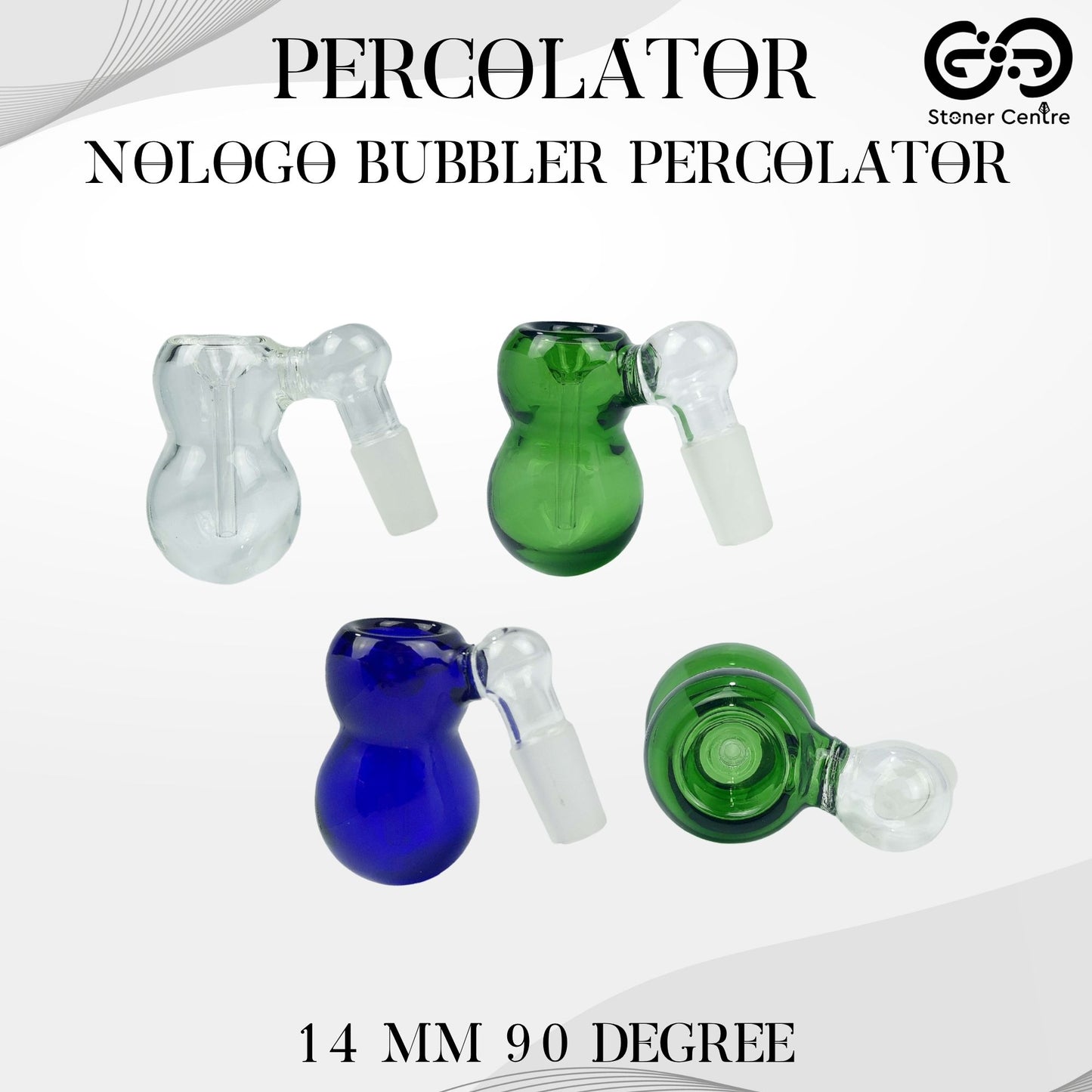 PERCOLATOR | NO LOGO BUBBLER PERCOLATOR 14 MM 45 DEGREE