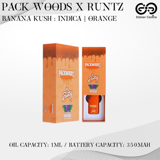 PACKWOODS x RUNTZ | BANANA KUSH : INDICA | ORANGE