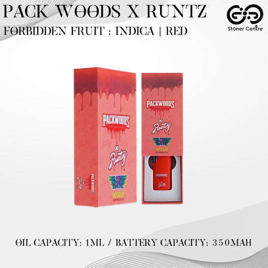 PACKWOODS x RUNTZ | FORBIDDEN FRUIT : INDICA | RED