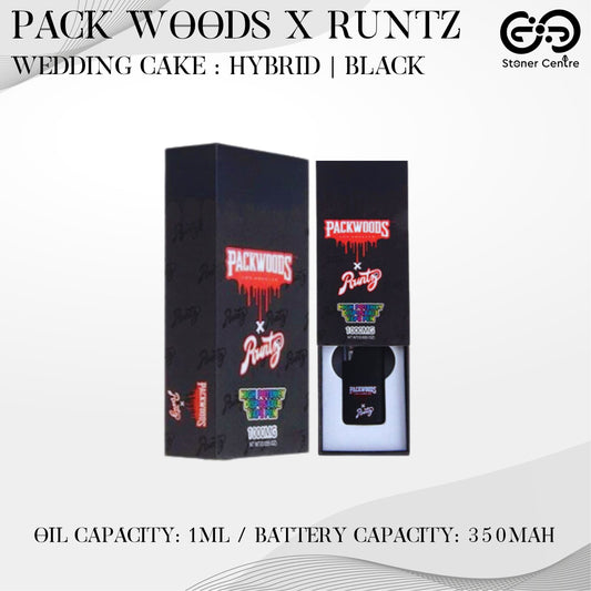 PACKWOODS x RUNTZ | WEDDING CAKE : HYBRID | BLACK