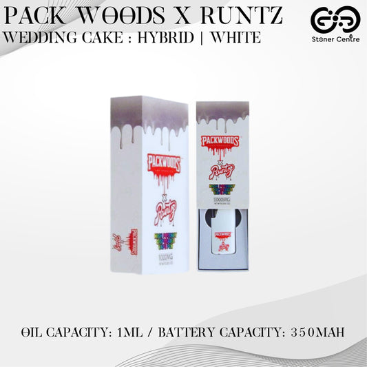 PACKWOODS x RUNTZ | WEDDING CAKE : HYBRID | WHITE