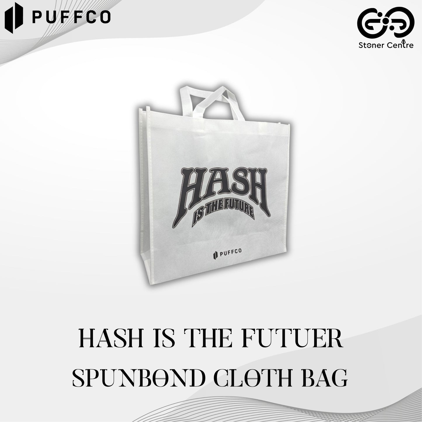 PUFFCO | HASH IS THE FUTURE Spunbond bag