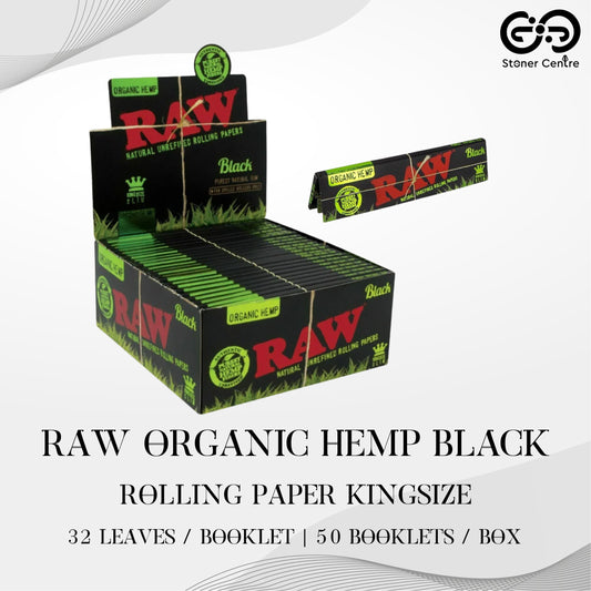 ROLLING PAPER | RAW ORGANIC HEMP KINGSIZE ROLLING PAPER