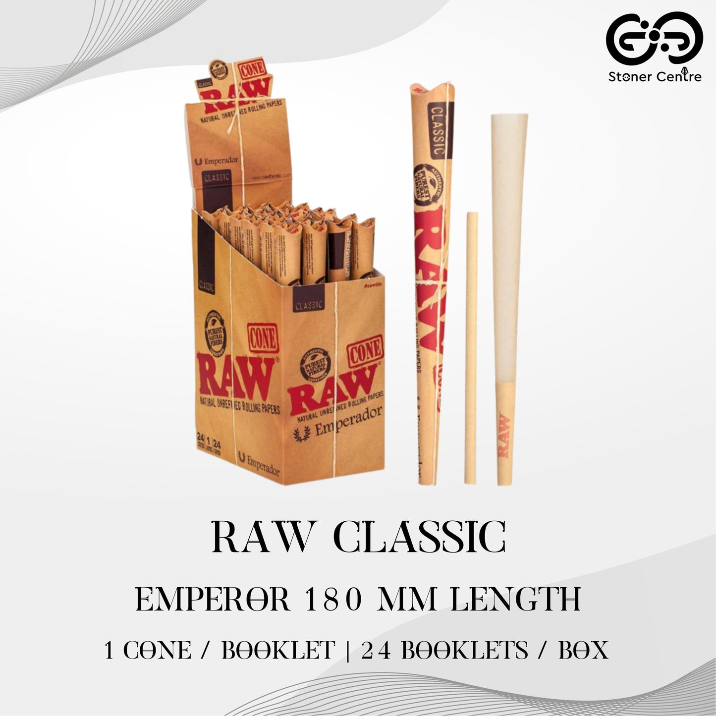 ROLLING PAPER | RAW CLASSIC EMPEROR 180 MM LENGTH