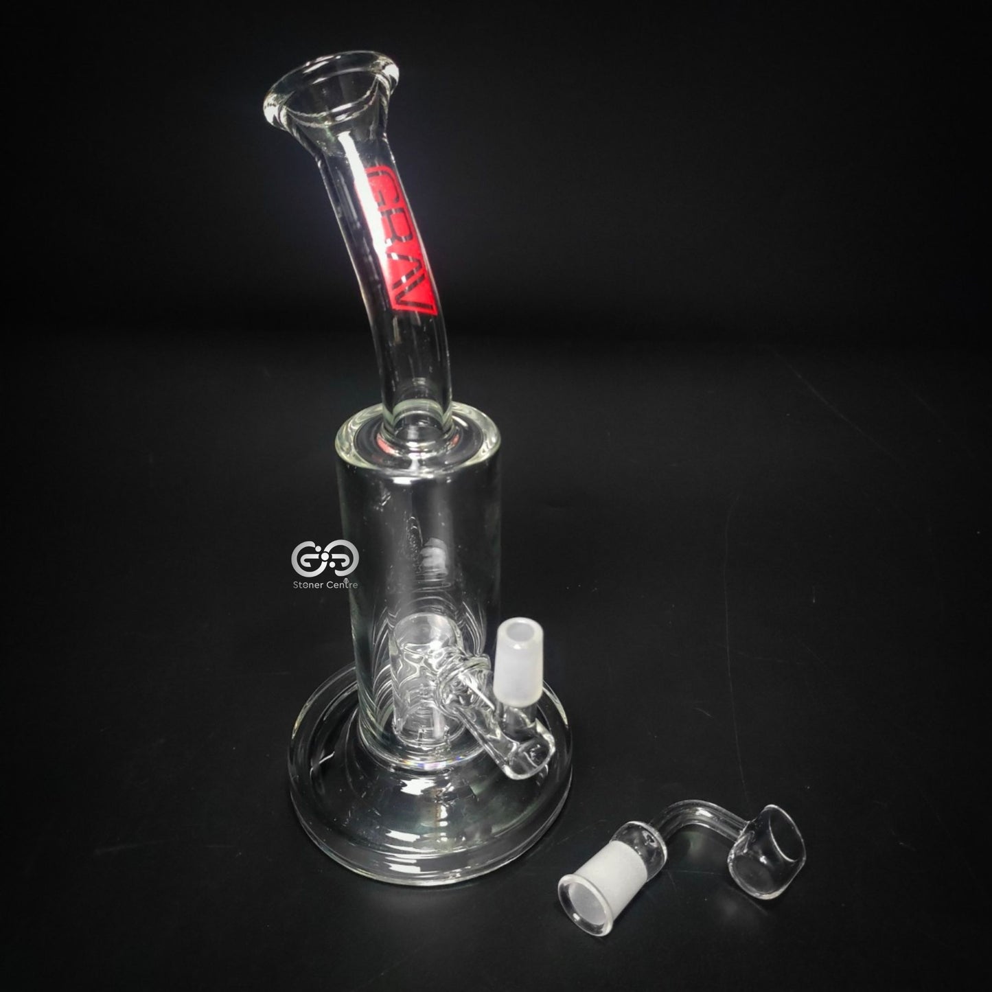 Glass Bong | GRAV LAB WITH QUARTZ BANGER 9.5 INCH